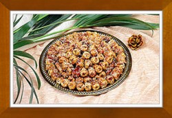 Dates with Almond/Cashew Nut, Honey & Sesame